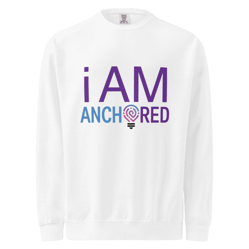 Unisex garment-dyed sweatshirt